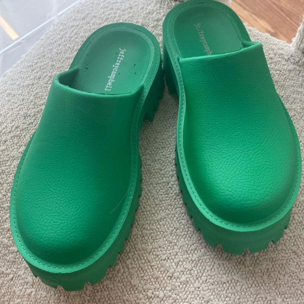 Jeffrey Campbell lug sole clog